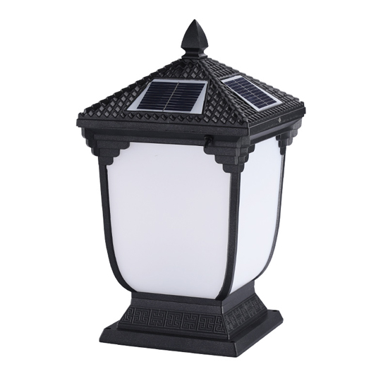 Led solar pillar light-TZ-3625